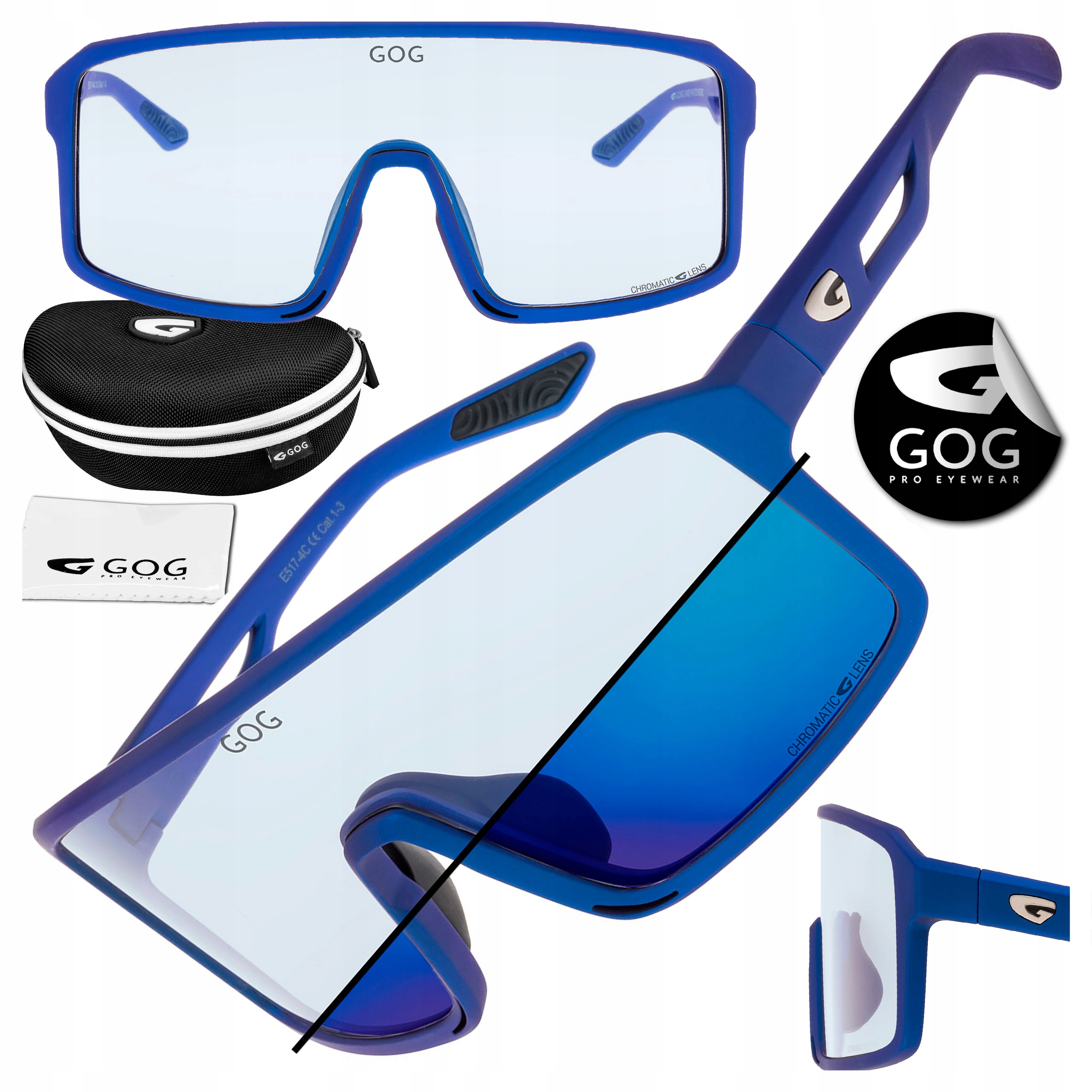 Brýle Gog E517-4C Ragnarok S Fotochromatem, Sportovní Cyklistické Brýle Na Bzučení