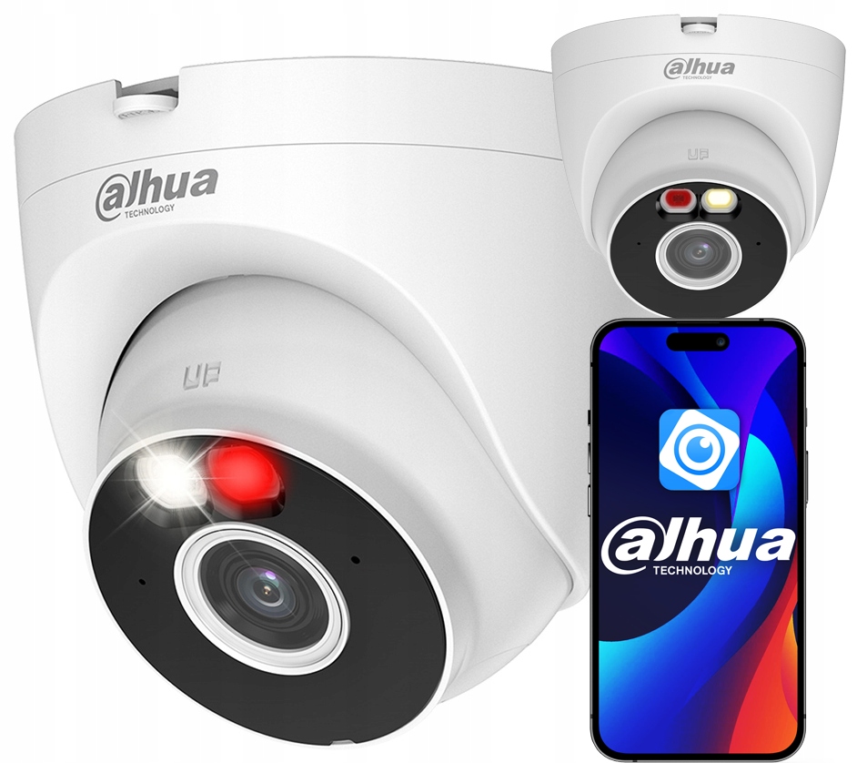 Venkovní WiFi kamera 4MPx Kopule Dahua Dual Light Mikrofon Detekce