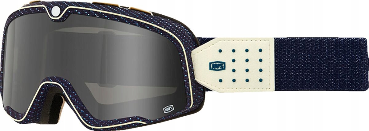 Okuliare Na Crossa Quada Atv 100 % Bartsow Denim Dark Smoke