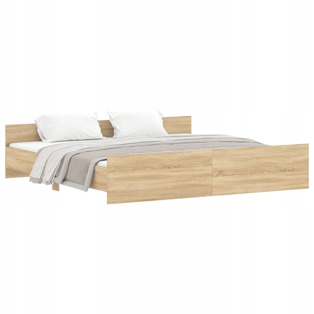 Postel VidaXL 3203770 180x200 dub sonoma
