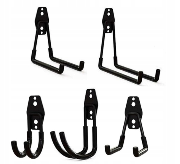 Zestaw haków na ścianę do roweru 5 sztuk