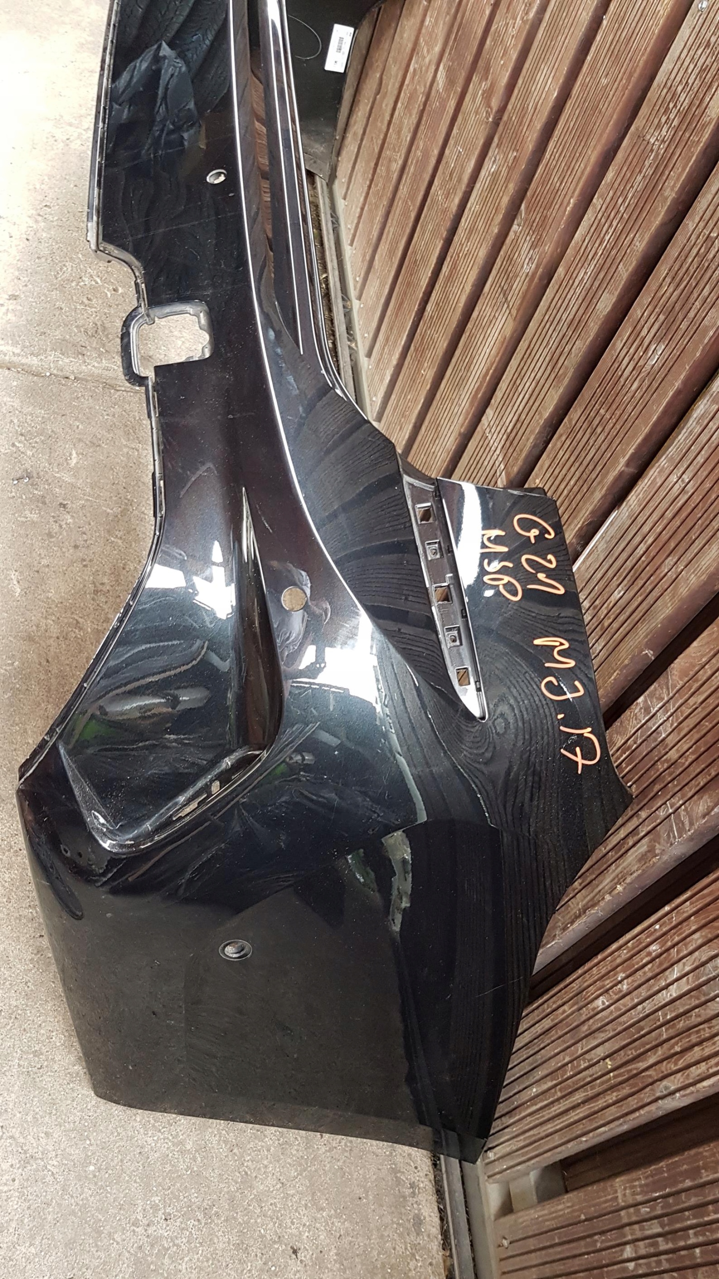 bumper rear BMW SERIA 3 G21 m-packet BLACK SAPHIRE