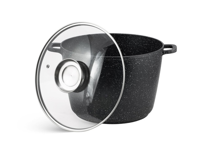 Zestaw 2 garnków Hoffner Elegance 4 el. 10L/6L Typ powłoki marmurowa