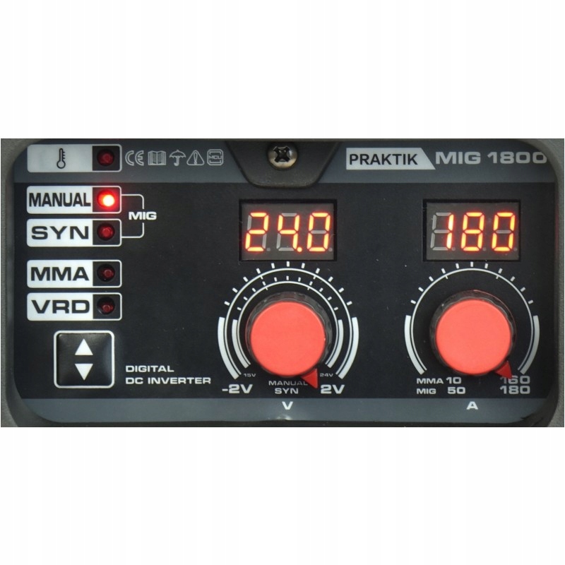 spawarka MIGOMAT 180A, bezgazowy, MIG bez gazu Marka Ideal Praktik