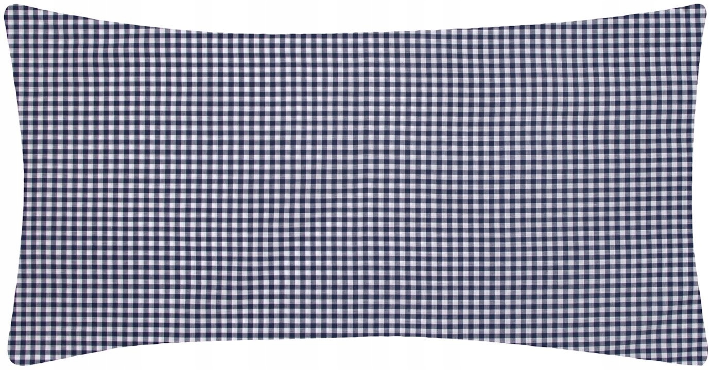 Westwing 2 bawełniane poszewki w kratkę 40x80cm