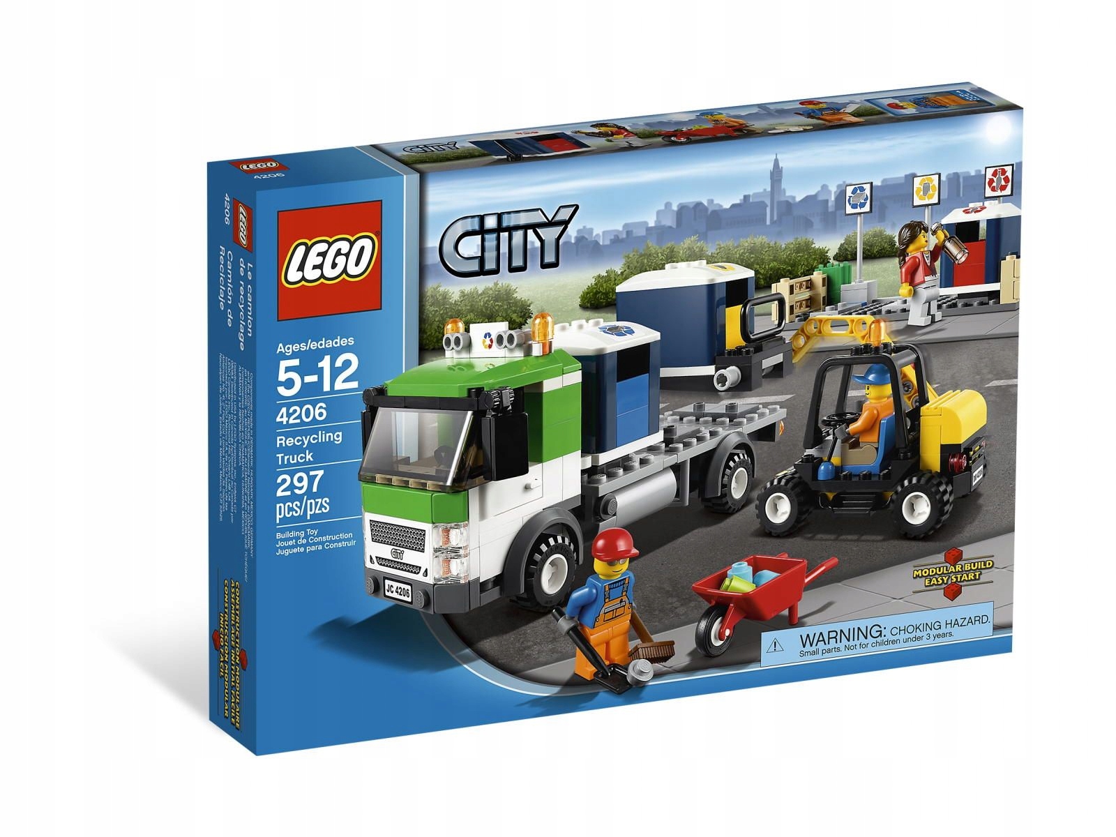 Lego City 4206 Śmieciarka