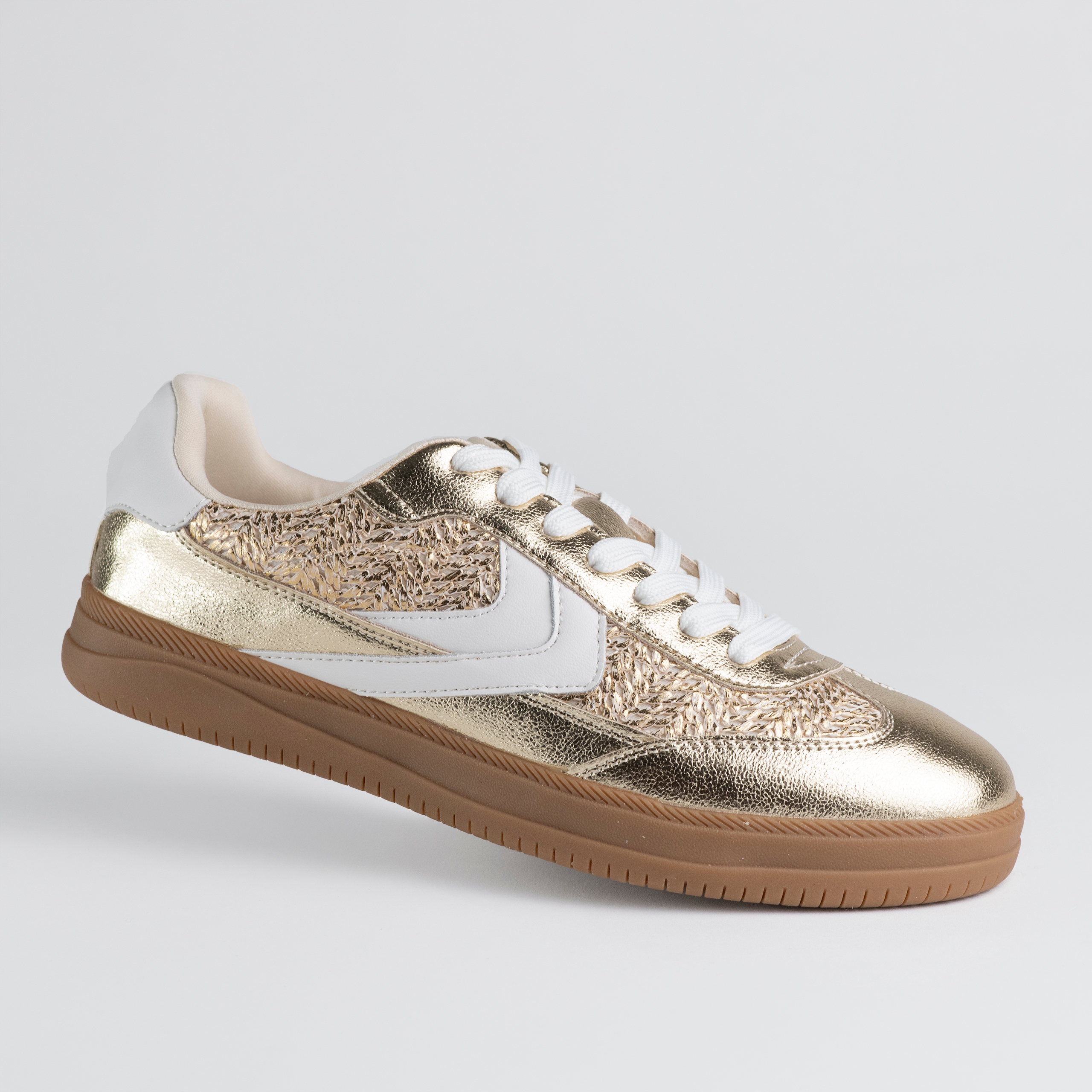 Sportovní dámské boty Goodin GD-HY03 kůže, pohodlné zlaté zdobení, velikost 39