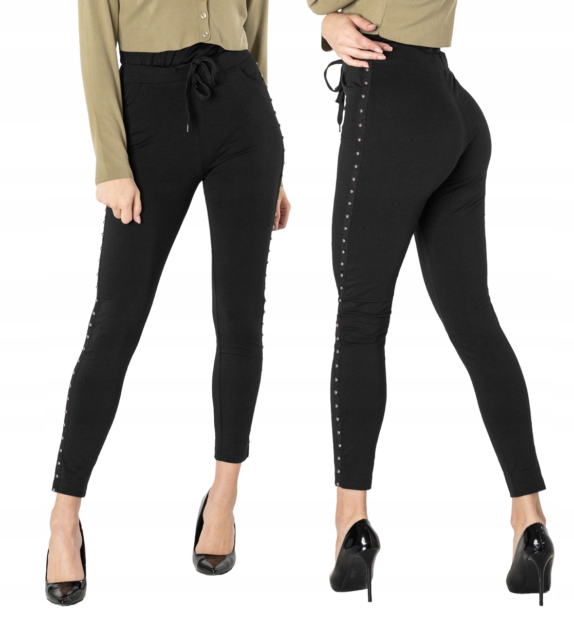 

Eleganckie Spodnie Legginsy Damskie 46702-02 r XL