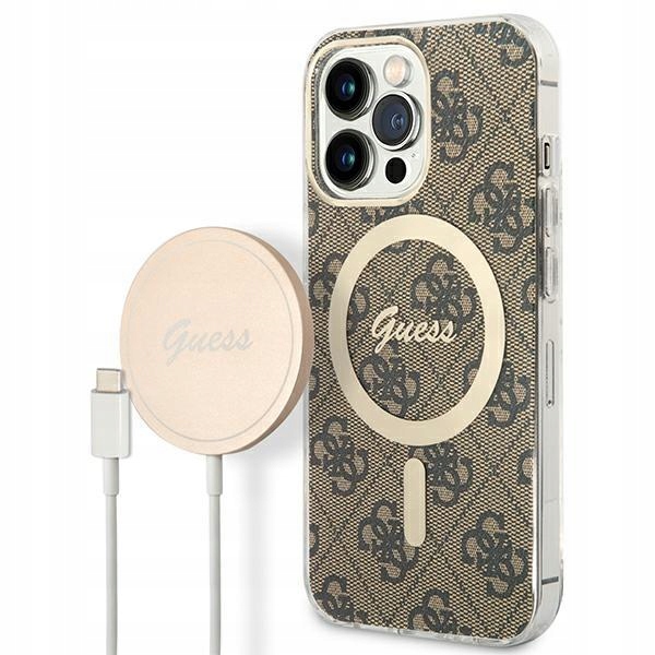 Pouzdro nabíječka Guess pro iPhone 13 Pro MagSafe