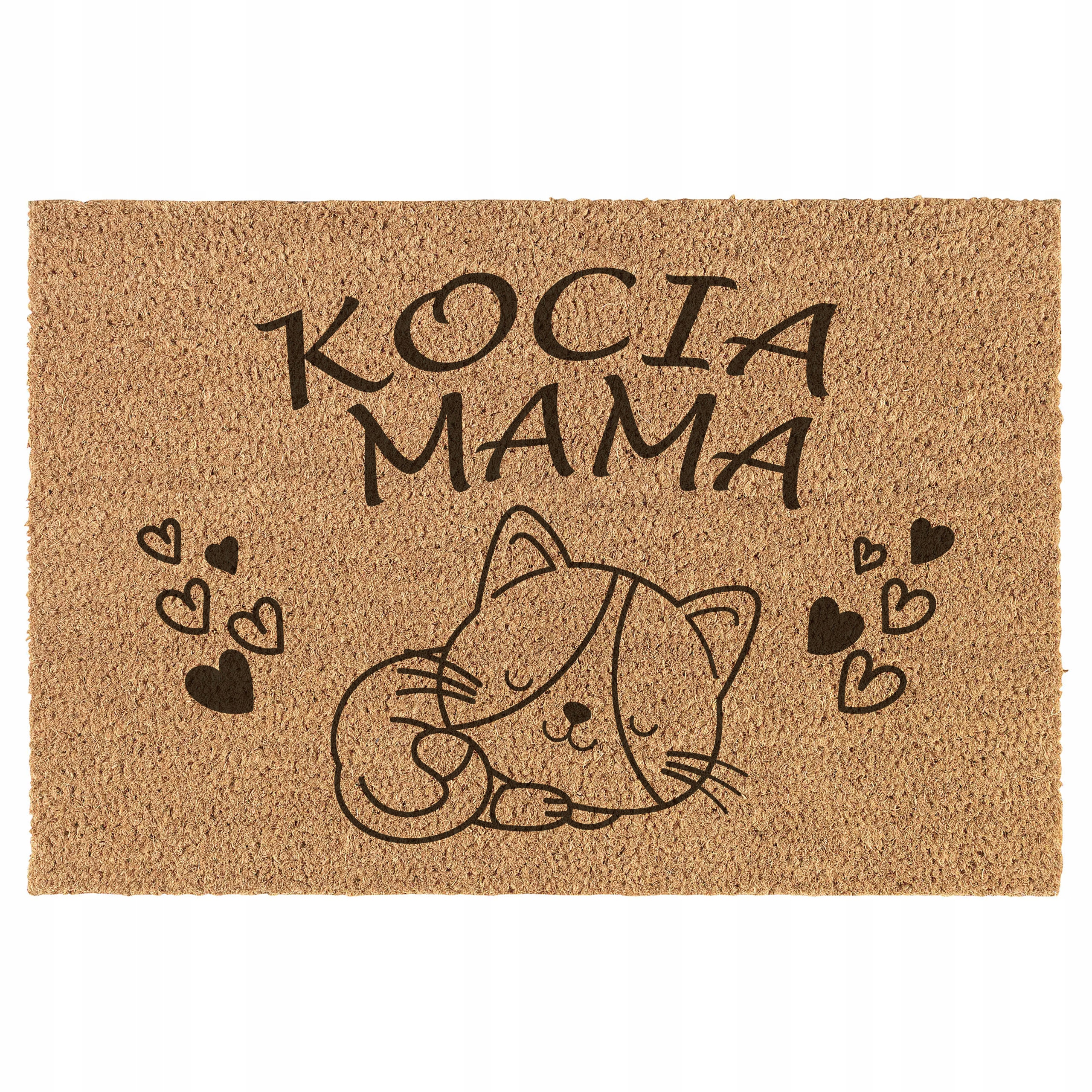 

Wycieraczka Wejściowa z kotem śmieszna do butów