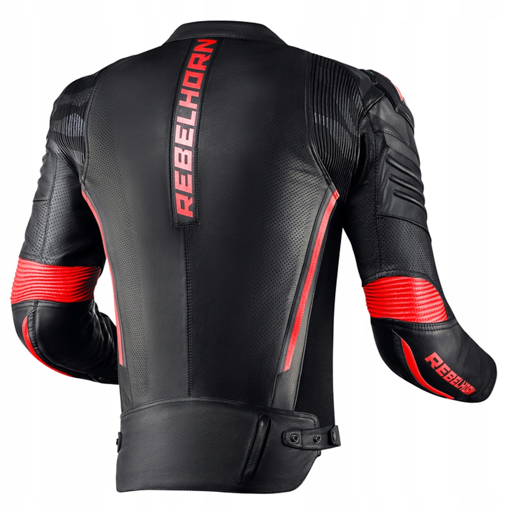 REBELHORN KURTKA MĘSKA SKÓRZANA VANDAL BLK/RED 52 Producent Rebelhorn