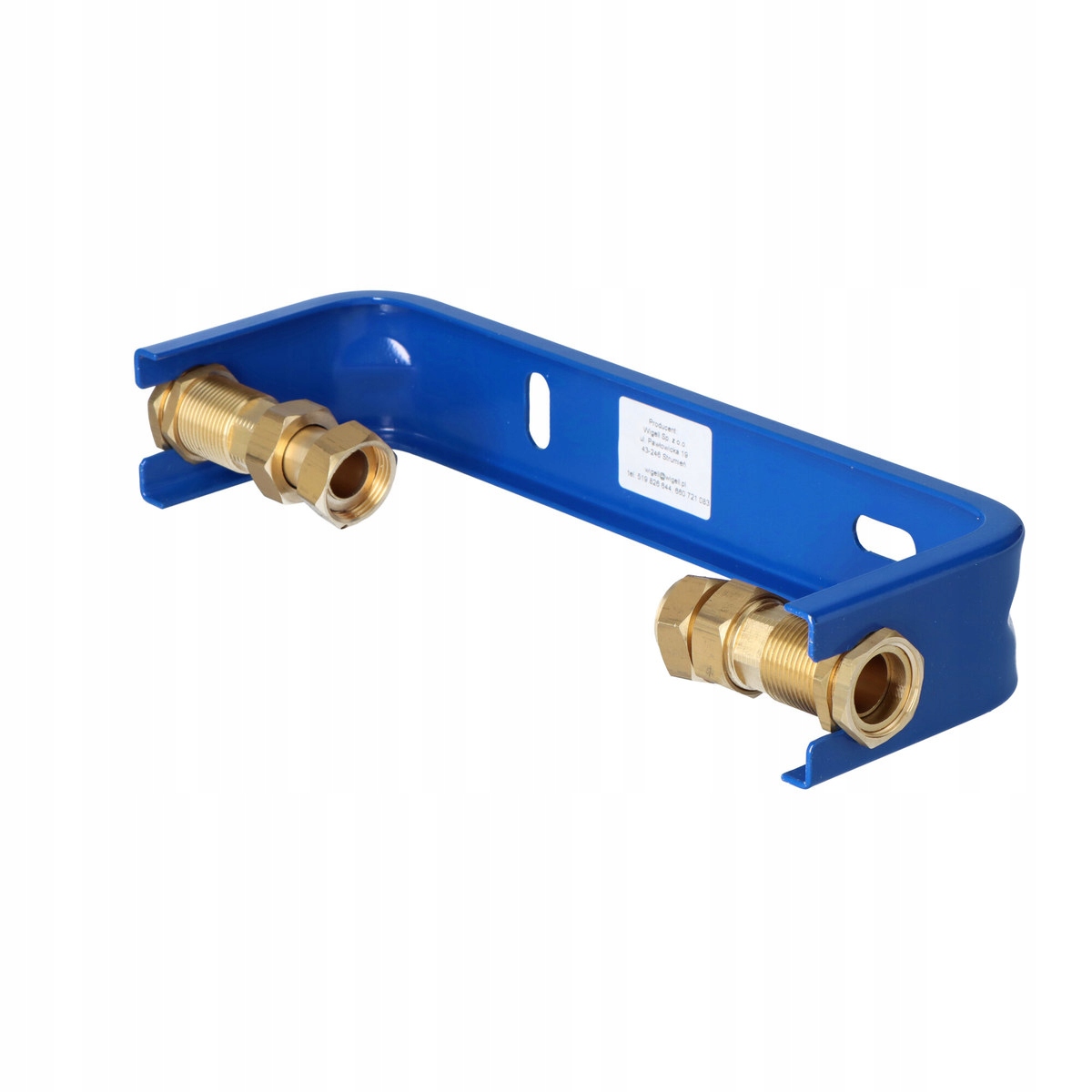 Vodoměrná konzola Onnline DN15 (1/2") s mosaznými šrouby, délka