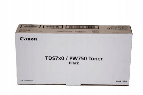 Canon (Oce) toner TDS700 TDS7x0 PW750 černý 1070066265 1060047449 orig.