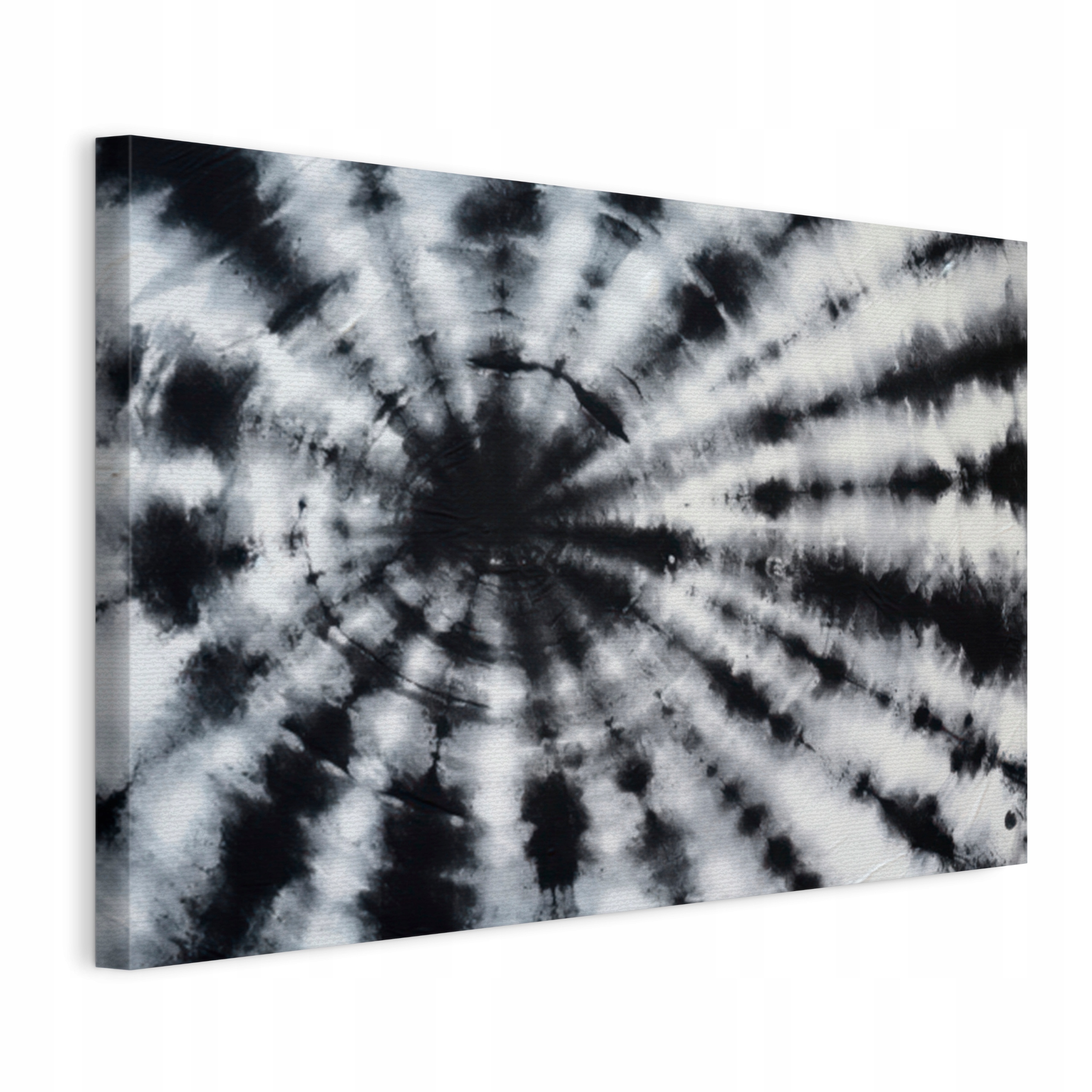 Obraz na plátně Černobílá zářivá spirála do obývacího pokoje Ložnice 90x60