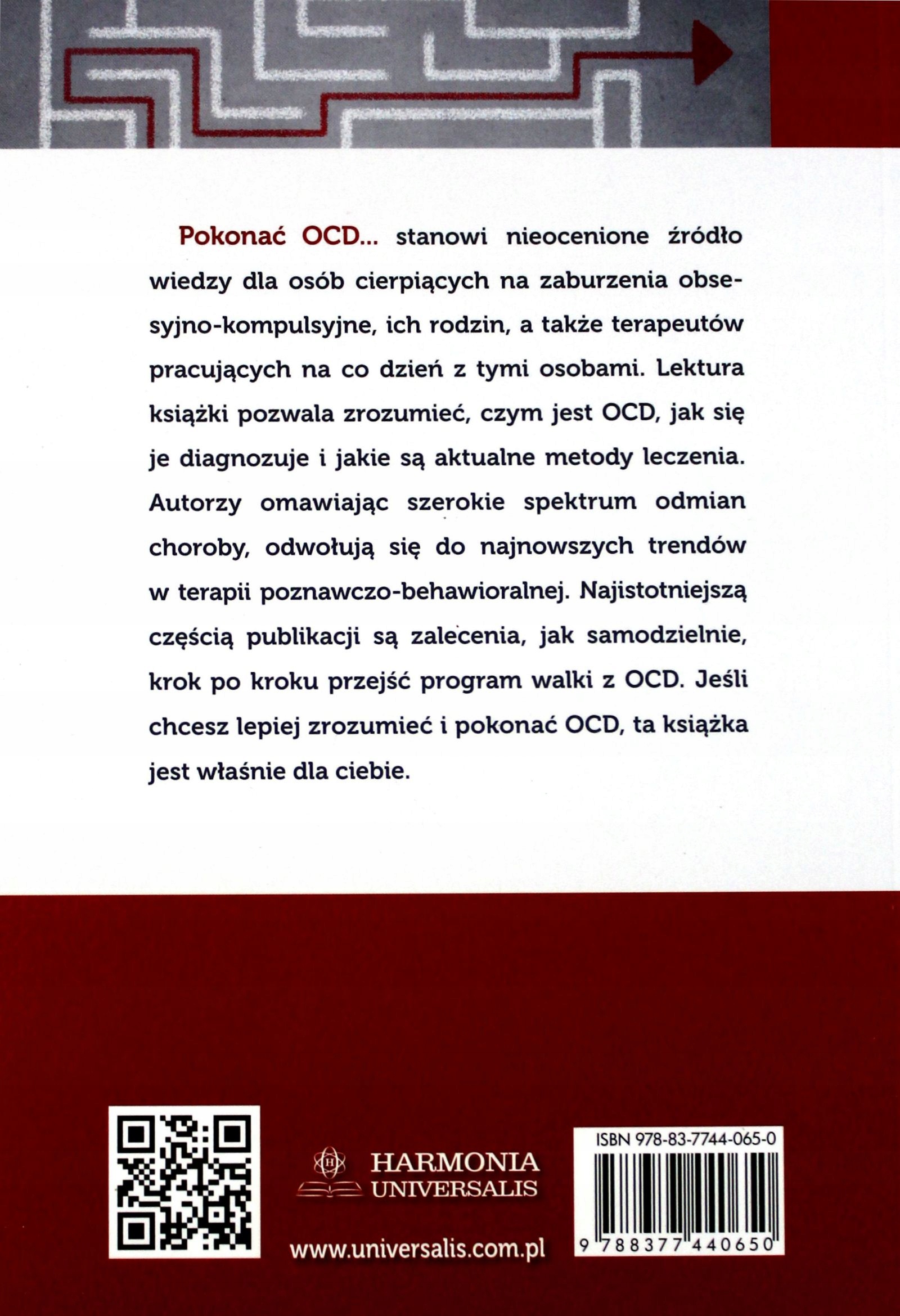 POKONAĆ OCD [KSIĄŻKA] Stan opakowania oryginalne