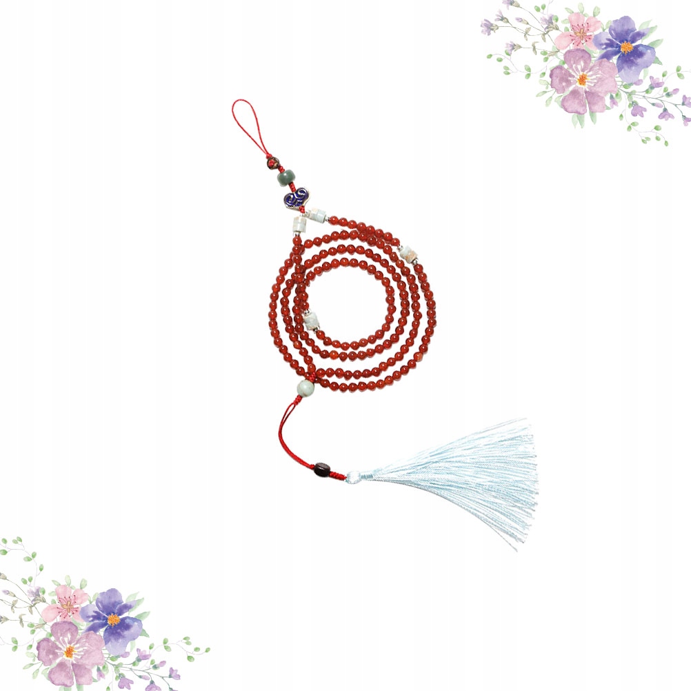 1 шт. натуральный красный агат ремешок для телефона в