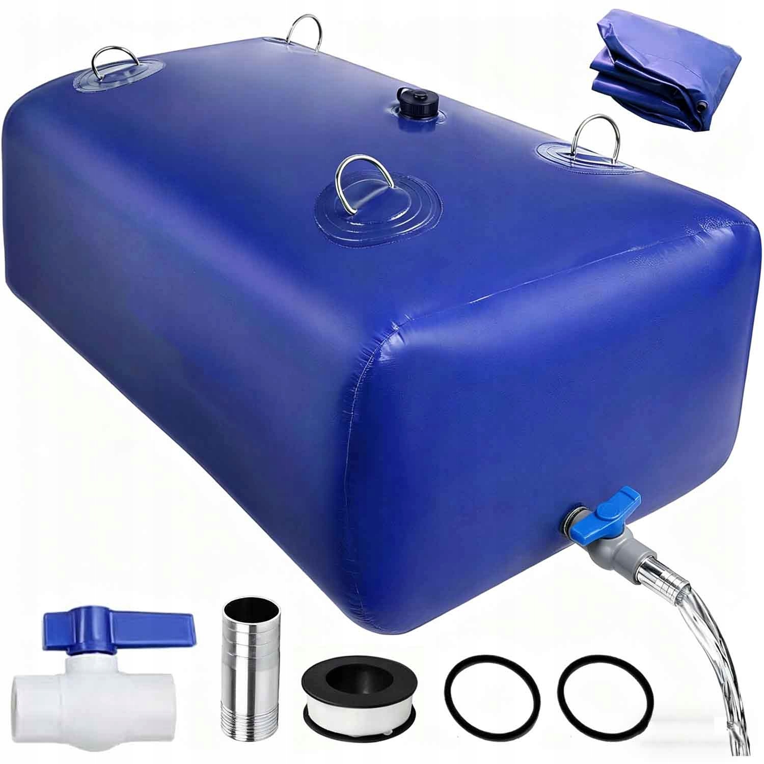 Zásobník na vodu 110 l Modrý vak na skladování vody 29 Gallon