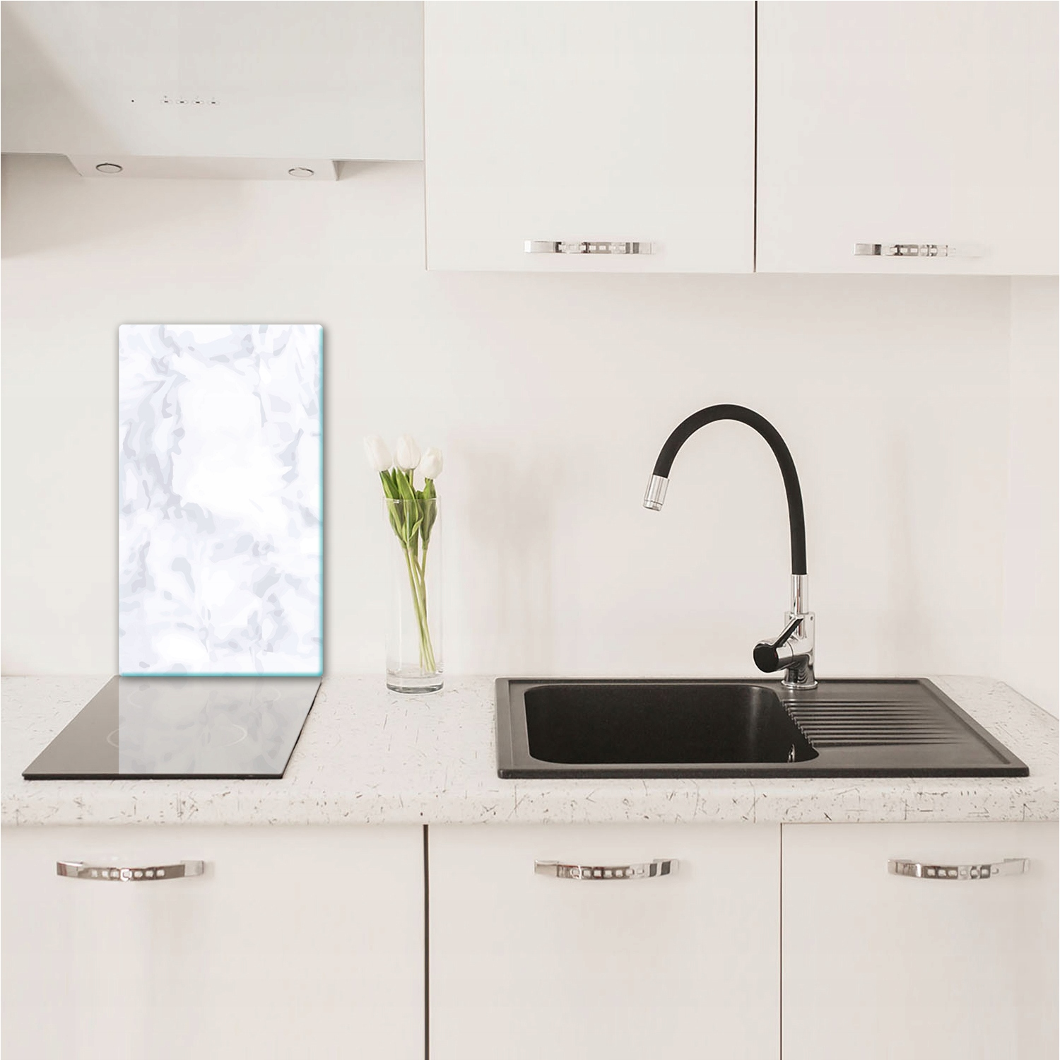 DESKA DO KROJENIA SZKLANA PŁYTA 30x52 MARMUR SZKŁO HARTOWANE Kolor wielokolorowy