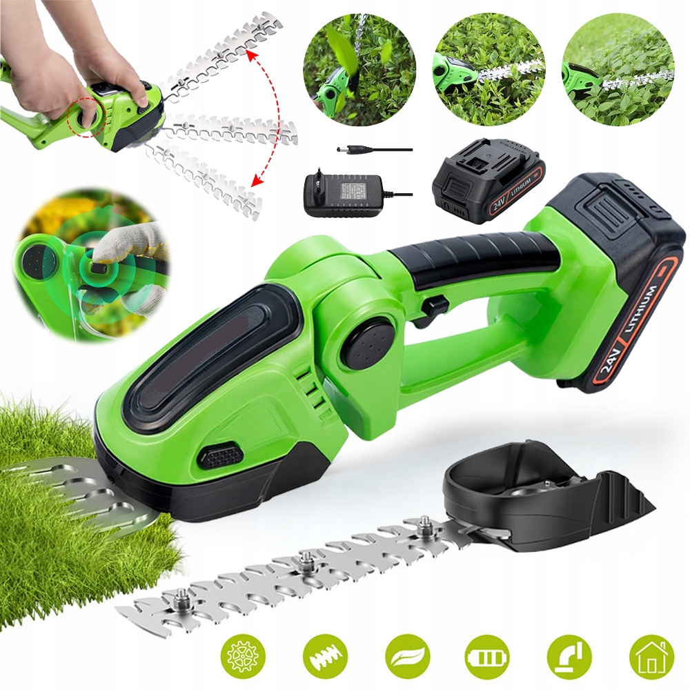 Elektrické Akumulátorové Bezdrátové Nůžky Na Trávy Keřů, Odolné