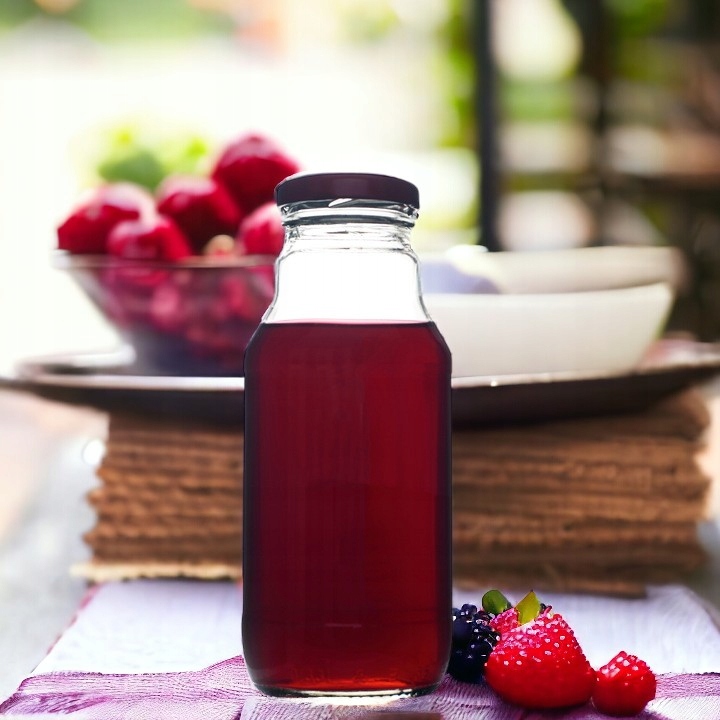 10x BUTELKA NA SOK KUBUŚ SOCZEK 330ml + ZAKRĘTKA BUTELKI SZKLANE NA SYROP Waga produktu z opakowaniem jednostkowym 0.33 kg