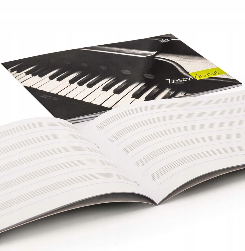 Zeszyt w pięciolinię do Nut Muzyki 16 kartek Mix Marka Interdruk