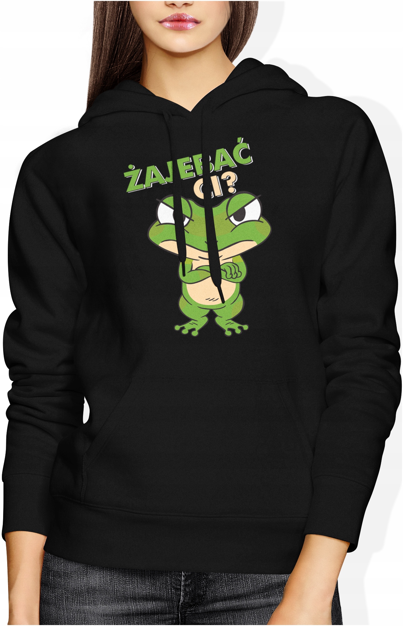 

Żajebać CI Bluza Żaba Damska Śmieszna Z Nadrukiem