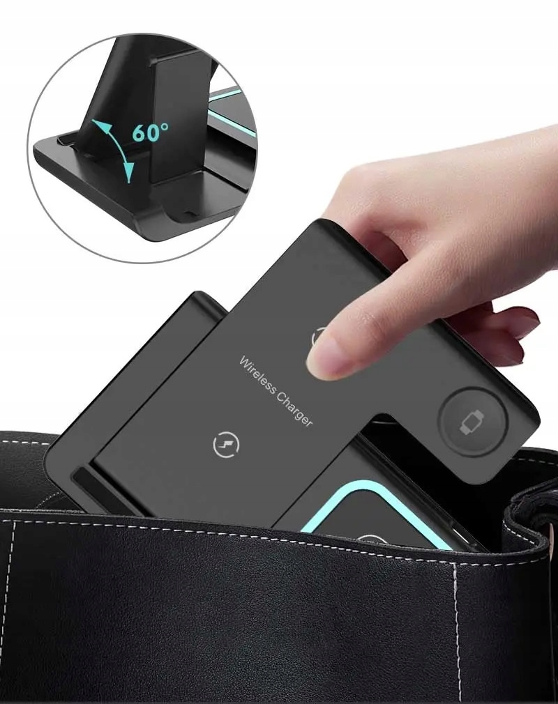 Stacja ładująca ładowarka iphone apple watch Liczba urządzeń ładowanych jednocześnie 3