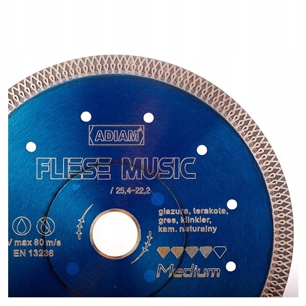 

Tarcza Diamentowa Adiam Music do gresu 250mm Dobra