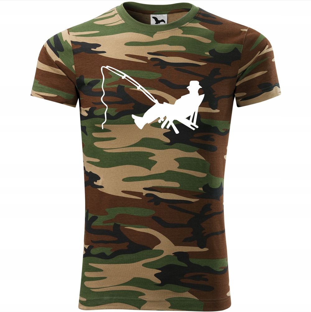 

Moro Męska Koszulka Wędkowanie Różne Ryby