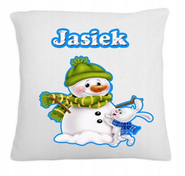 ПОДУШКА НОВОГОДНЯЯ С ИМЕНЕМ+ КЛАУС ОТ ДЕДА
