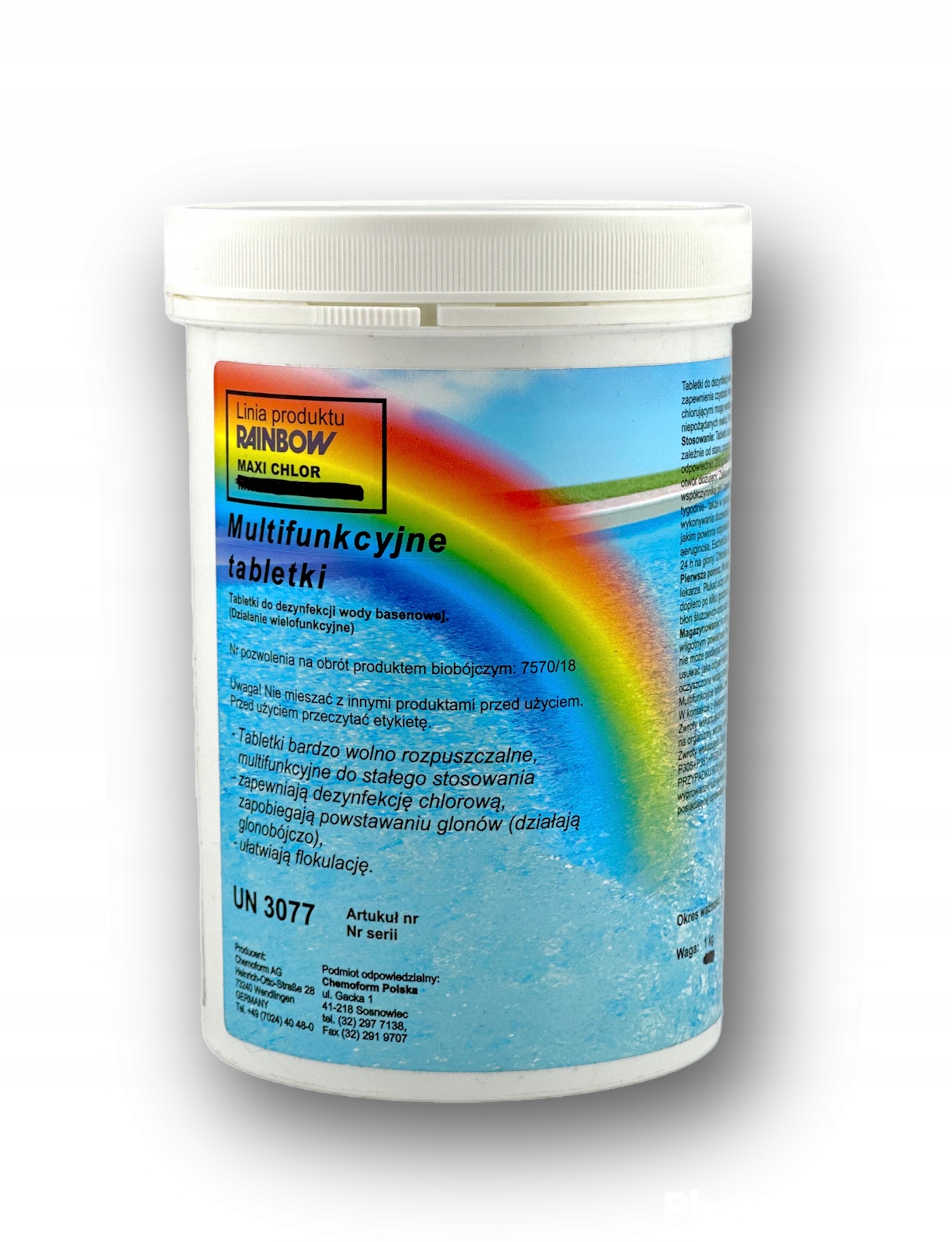 

Chlor Multi Tabletki 200G 1 Kg Basen Chemia