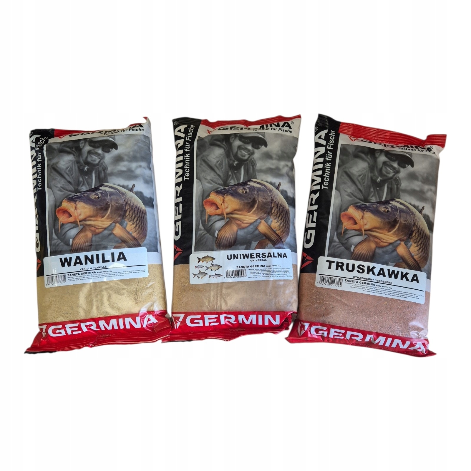 Zanęta Germina 1kg Uniwersalna , Truskawka , Wanilia