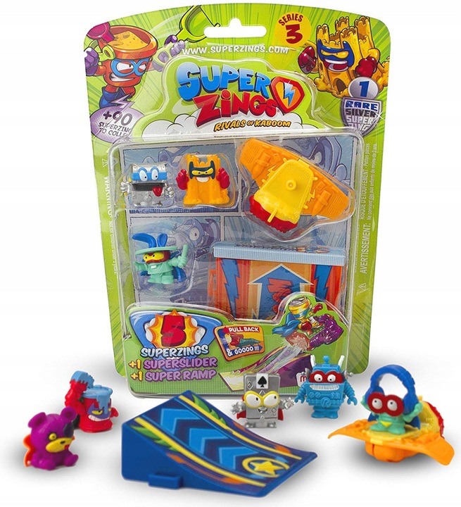 Zestaw Magicbox Super Zings Adventure Power Tower Assault OUTLET + GRATIS Stan opakowania uszkodzone