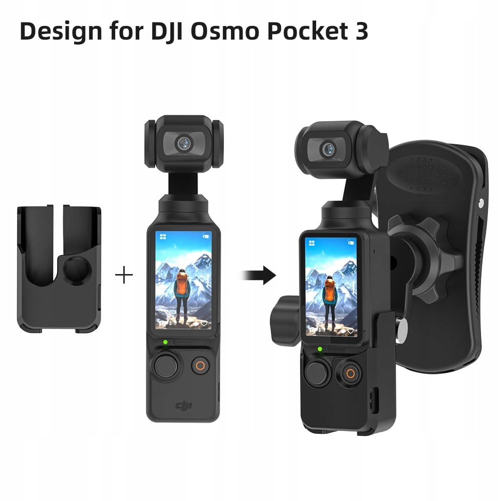 SUREWO Obrotowy Uchwyt Na Plecak Kompatybilny Z DJI Osmo Pocket 3 — miniatura 2