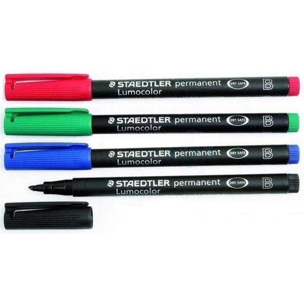 Marker Foliopis/do CD 1,0-2,5mm B Ścięty Staedtler Lumocolor Niebieski (BL3