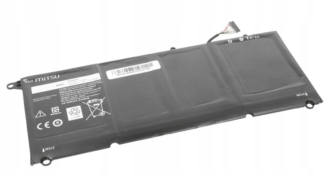 Bateria do Dell Xps 13 9360 5400 mAh 46 Wh 7.6V
