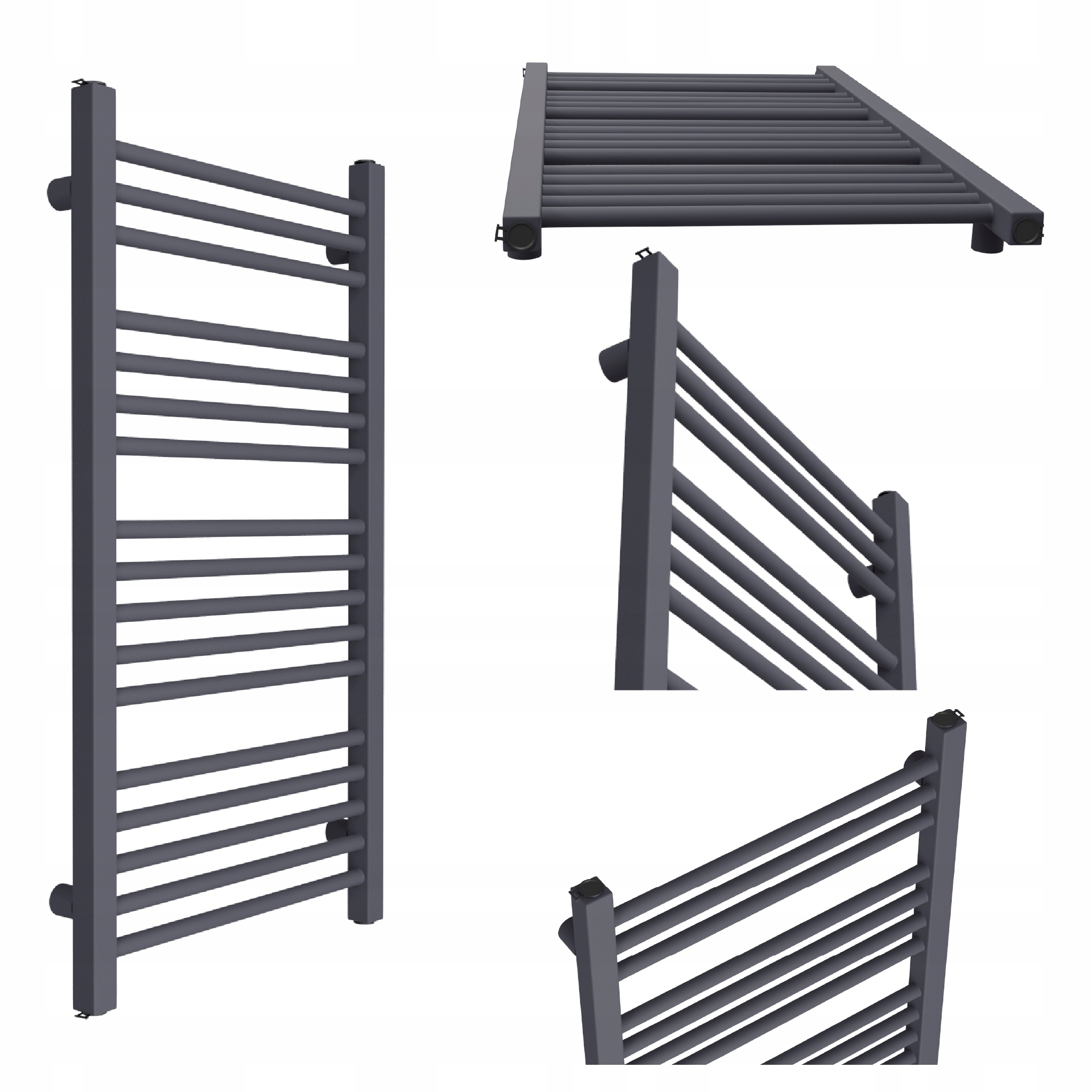 Koupelnový Radiátor Dave 1580x450 Grafitový