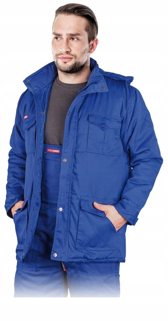 Ochranná Zateplená Bunda Reis Kmo-long L Modrá