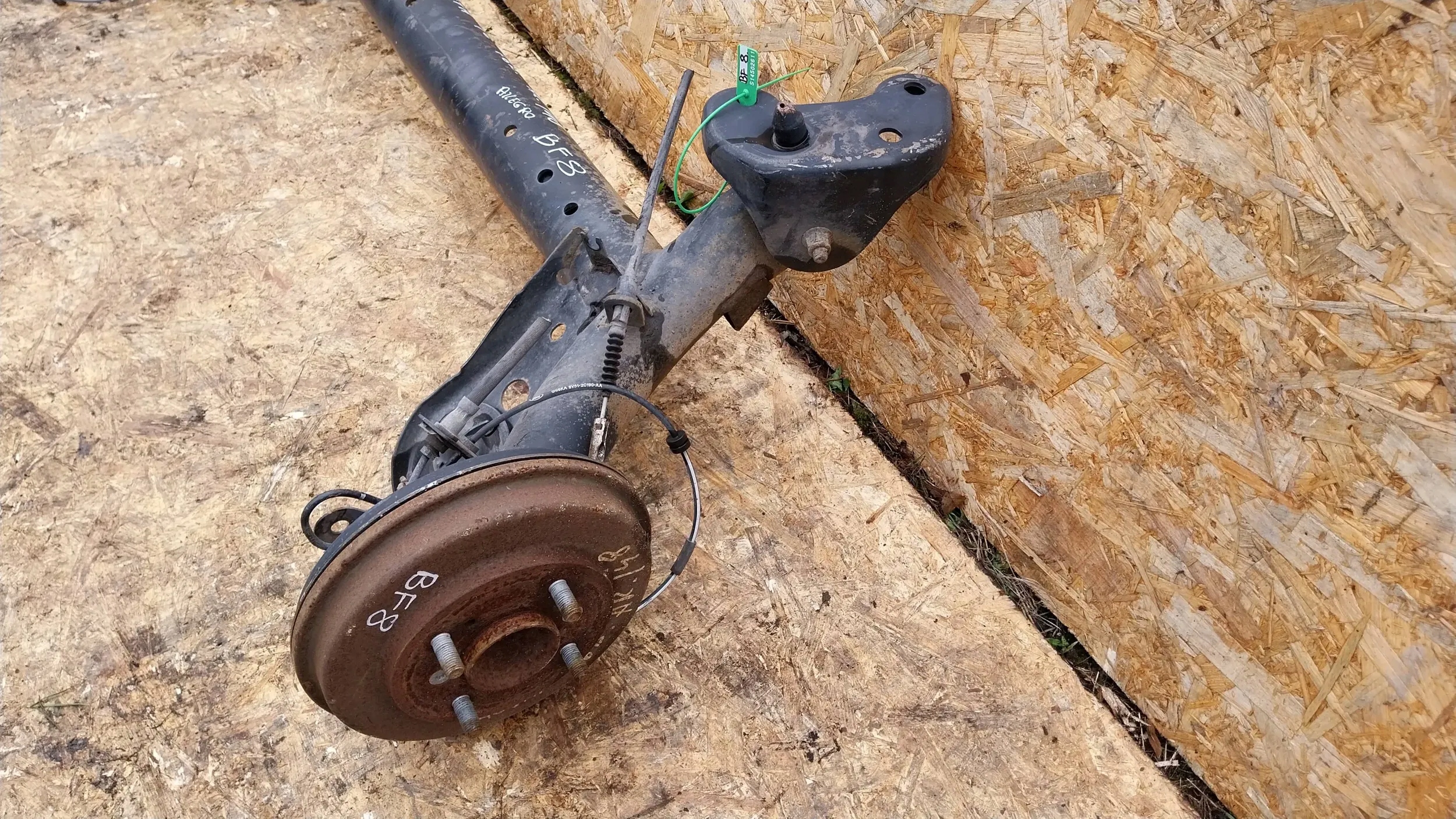 axis suspension beam rear part FORD FIESTA MK7