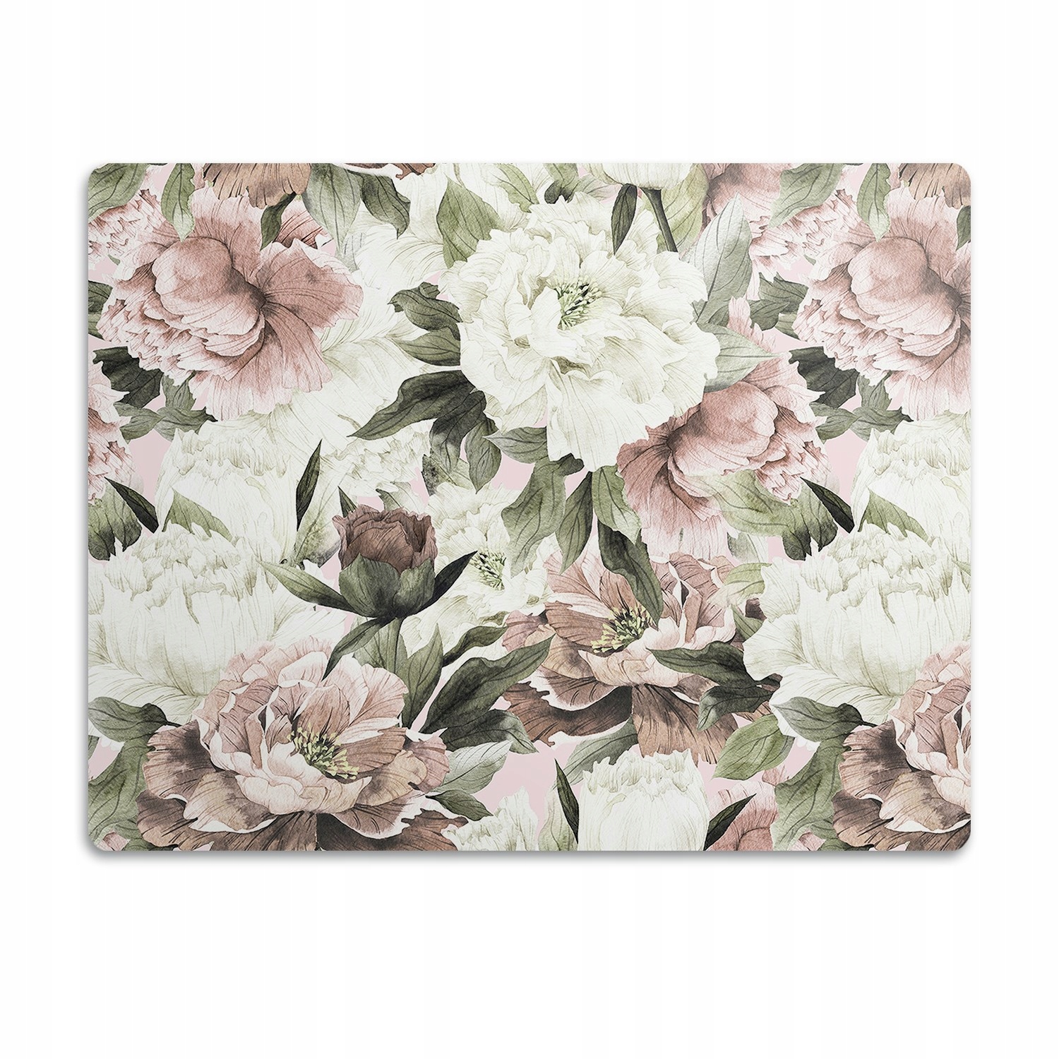 Levně Voděodolná podložka pod misku Květiny vintage 60x40 cm