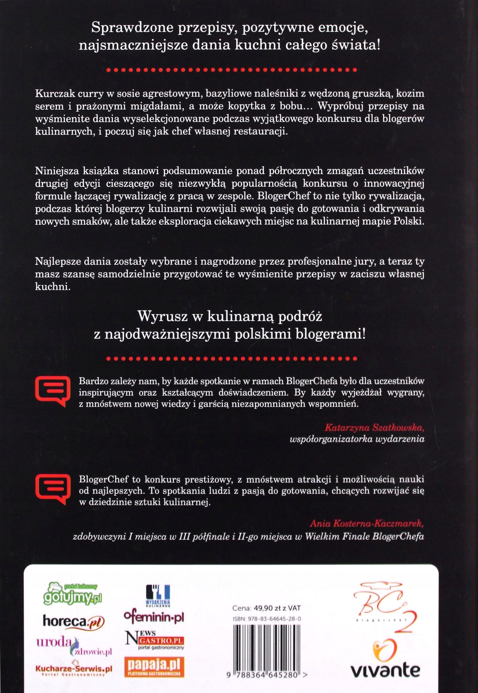 BLOGERCHEF 2. W SIECI PRZEPISÓW [KSIĄŻKA] Stan opakowania oryginalne