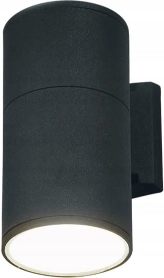 Vonkajšie nástenné svietidlo Nowodvorski Fog grafitové IP44 1x60W E27