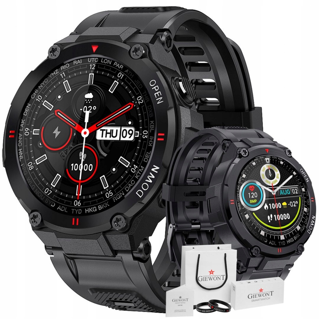 

Smartwatch Męski Sms Puls Ciśnieniomierz Rozmowy