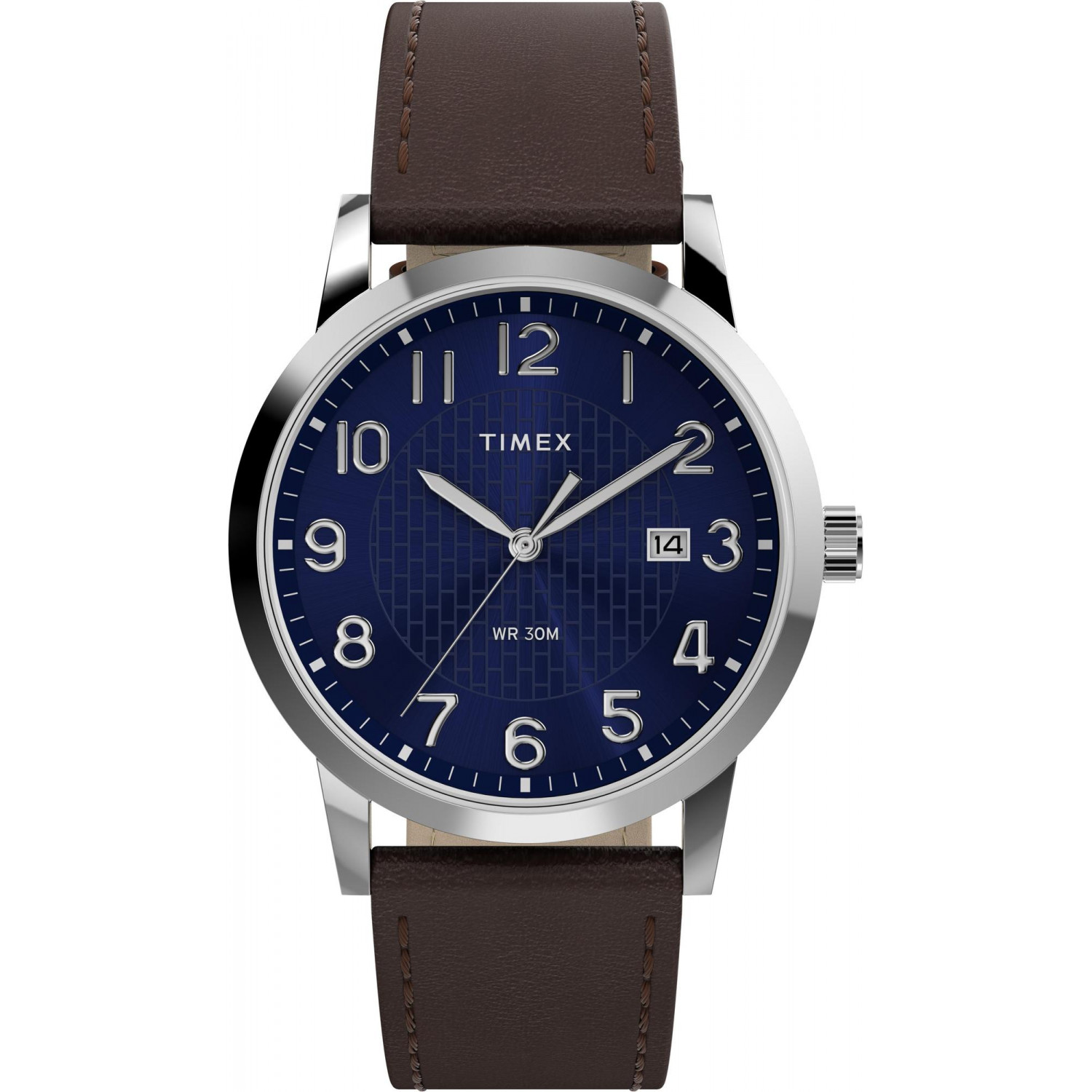 Pánské Hodinky Timex TW2Y67500, hnědý řemínek