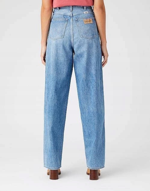 Dámské volné kalhoty Wrangler Barrel Blue Earth W2H7SF421 30/34