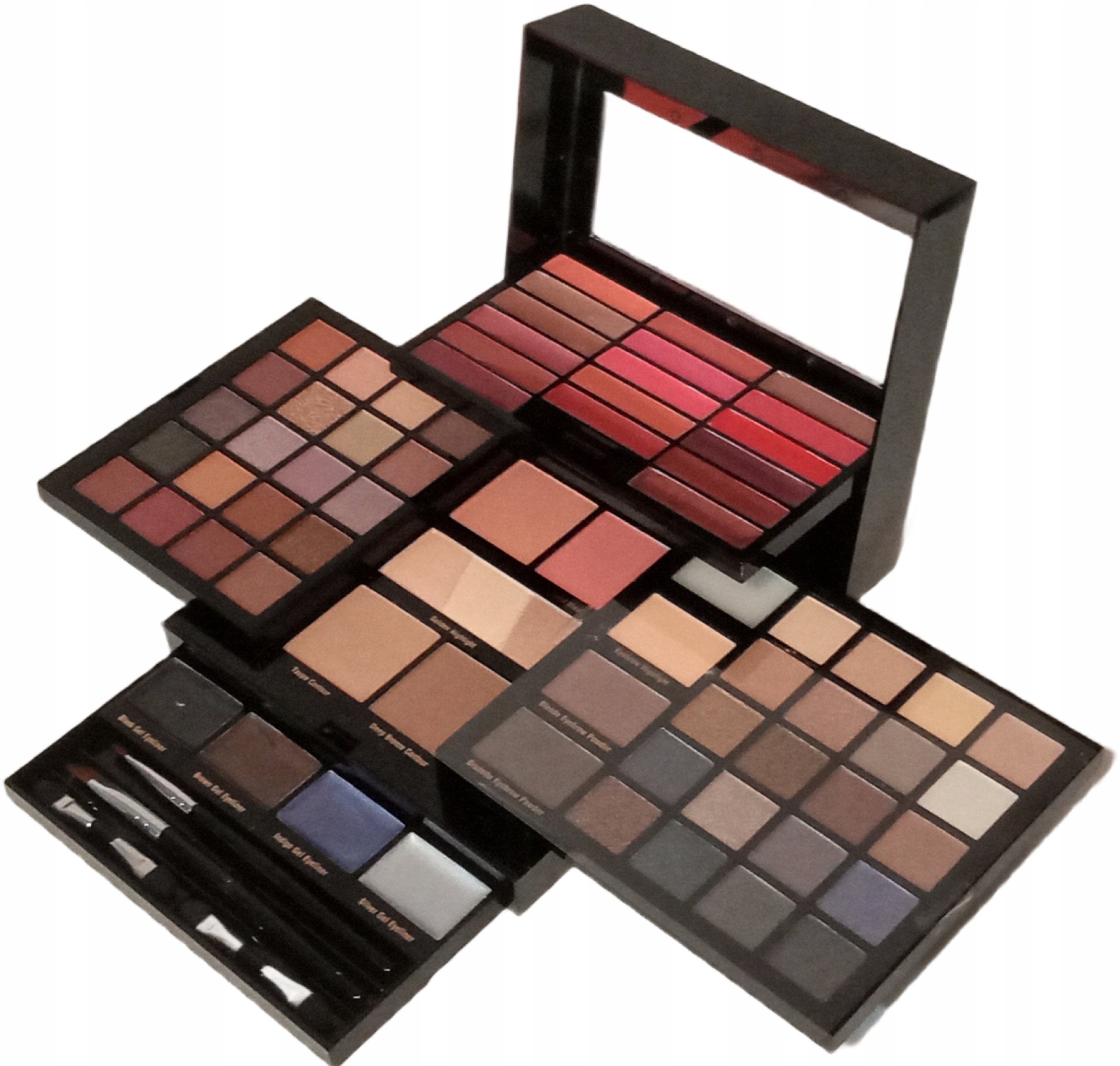 PREZENT ZESTAW PODARUNKOWY DO MAKIJAŻU MAX@MORE Z LUSTERKIEM 73 ELEMENTY Kod producenta PREZENT