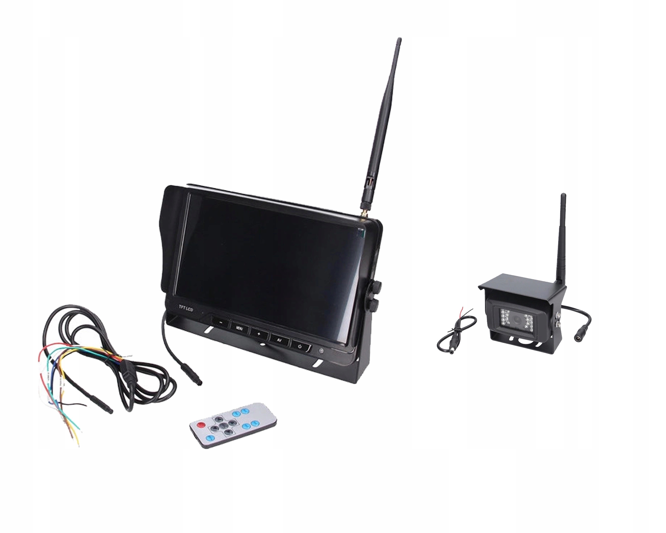 Sada pro monitorování vozidla 10 palců 1 bezová kamera