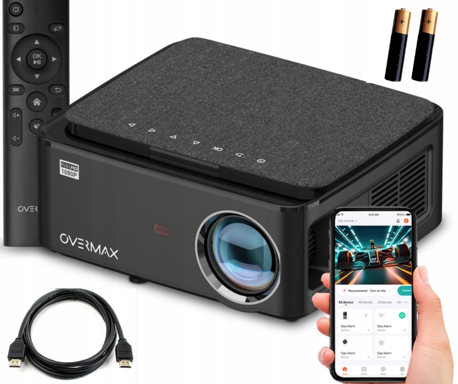 Multimediální Projektor Fullhd Wifi Usb Android 1080P Multipic 5.1 Projektor