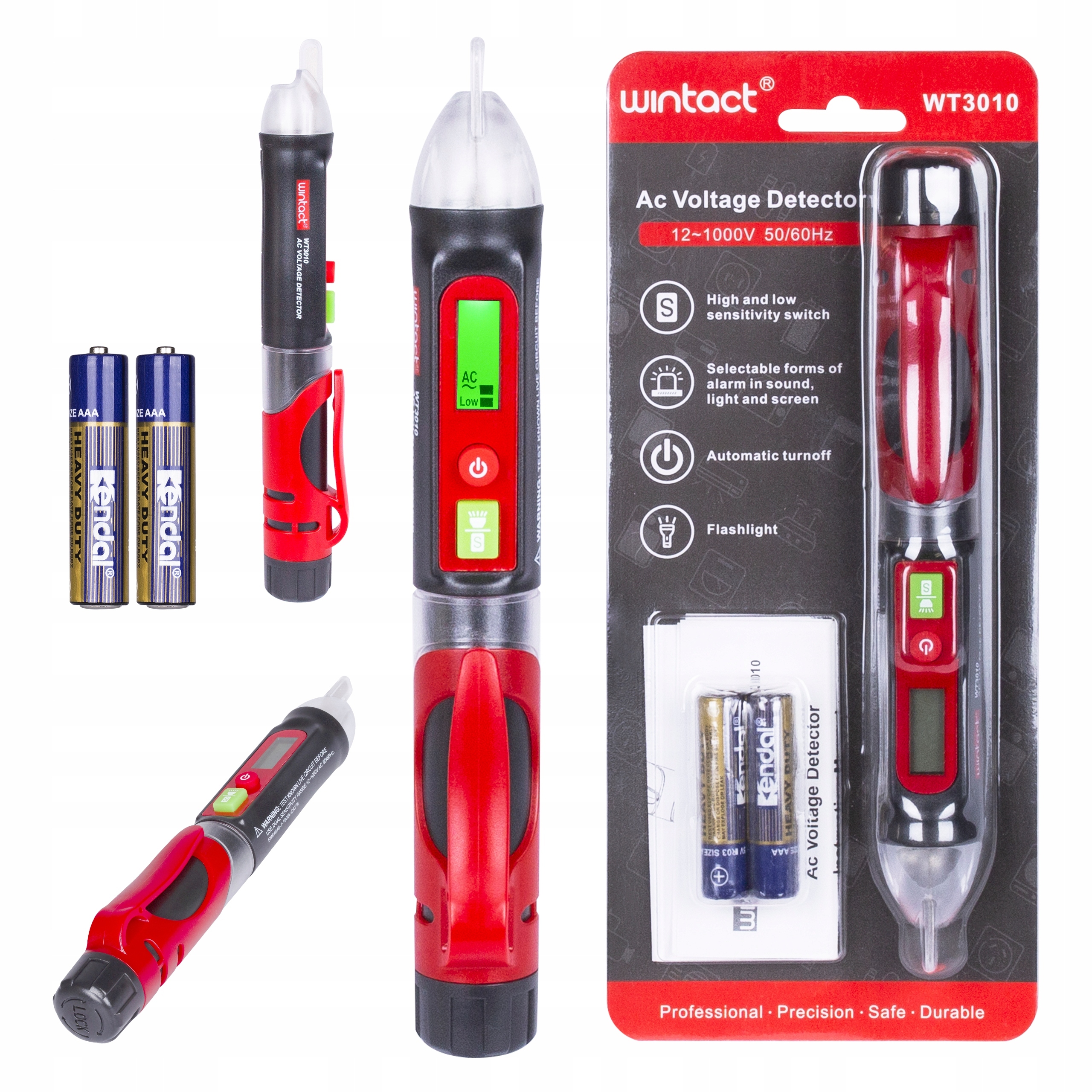 PRÓBNIK DETEKTOR TESTER NAPIĘCIA LCD BEZDOTYKOWY