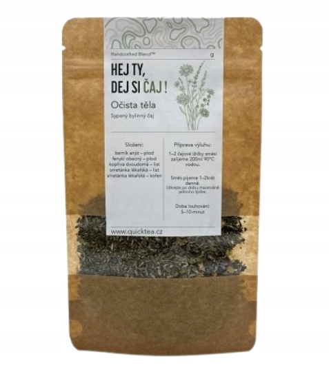 QuickTea Očista těla bylinný čaj 1000 g